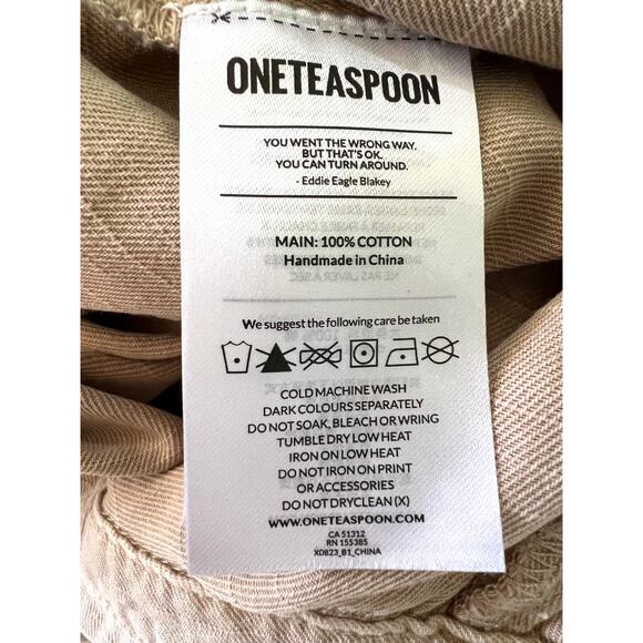 One Teaspoon Prophecy Jumpsuit - Stone - X-Small - NWT - Picture 9 of 9